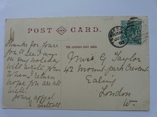 1903 Duplex Cancel Tewkesbury. Tewkesbury  Abbey. W J Gardner"Record Office" GWW