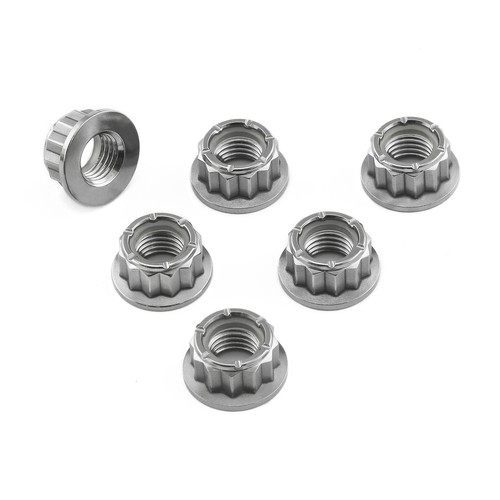 Titanium sprocket nuts m10 - nuts,