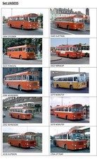 10 bus photographs (6" x 4"): United Automobile Services Bristol LHs