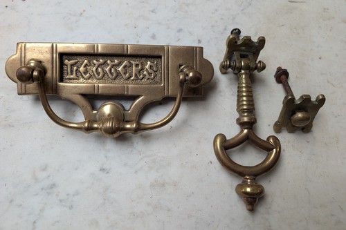 Reclaimed brass letters - reclaimed,