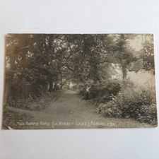 Roman Road (Kirket Lane) – BEBINGTON – The Wirral – Real Photo Postcard