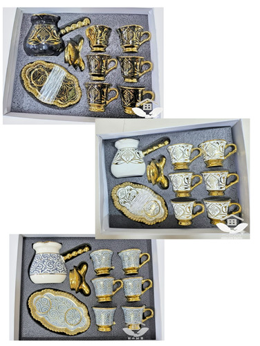Turkish arabic tea set cups - 6,