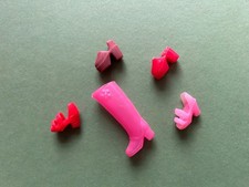 ? Vintage 1970s Mary Quant Daisy Doll Odd Shoes & Boot x5- VGC