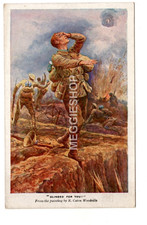 WW1 BRITISH ARMY ' BLINDED FOR YOU ' ST DUNSTAN'S REGENTS PARK LONDON POSTCARD