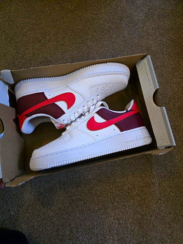Nike air force - nike, white/red