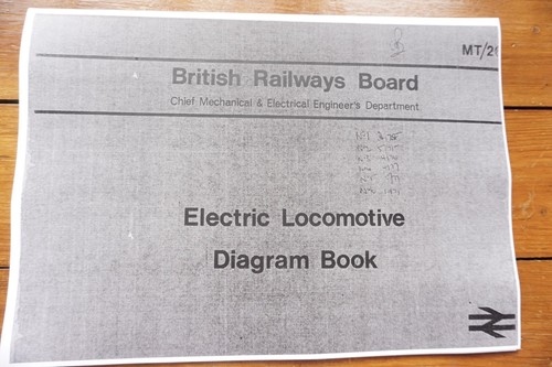 1974 facsimilie british rail - facsimilie,
