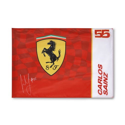 Carlos sainz ferrari - ferrari, flag