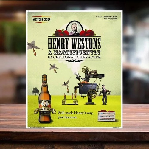 Henry westons cider - westons, wall
