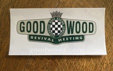 GENUINE GOODWOOD GRRC Revival Meeting - Interior Sticker - New 21.5cm x 10.5cm