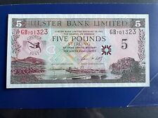 George Best £5 note & original wallet. Unc. Serial No GB 701323 Limited Edition