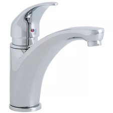 Astracast Tigris Large Chrome 1/4'' Turn Monoblock Kitchen Sink Mixer Tap
