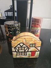 3 Vintage Tins Have Wear Due