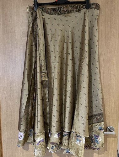 Recycled silk saree beach - recycled,