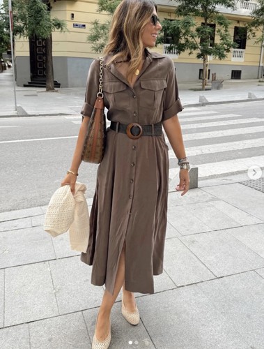 Zara new woman - new, belted