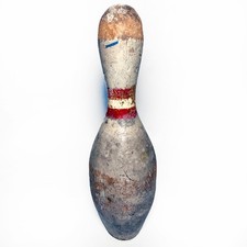 Vintage Bowling Pin Wooden