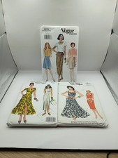 Vintage Vogue 1980s 90's Ladies Sewing Patterns cut Size UK 8-10-12 & 14-16-18