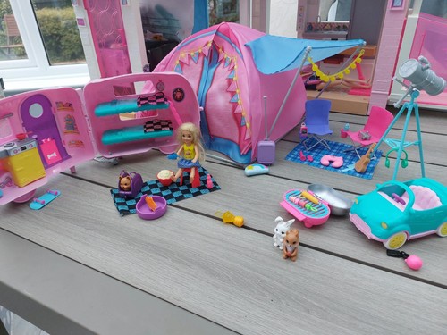 Barbie camping tent and - barbie,