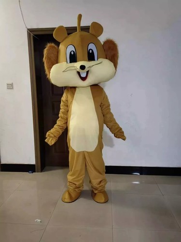 Cartoon squirrel mascot - cartoon,