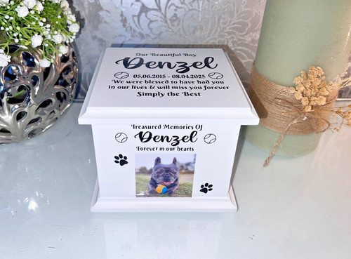 Small personalised pet ashes - small,