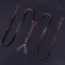 20Mm Two-layer Leather Braces