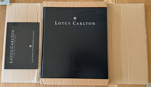 Limited edition lotus carlton - edition,