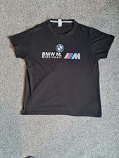 BMW M Motorsport T-shirt Black Size Large Used Condition