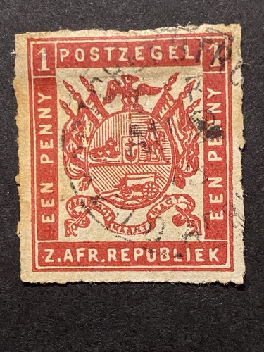 Transvaal early brick red - 1d, brick-red