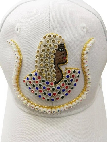 Doi baseball cap white jewels - cap,