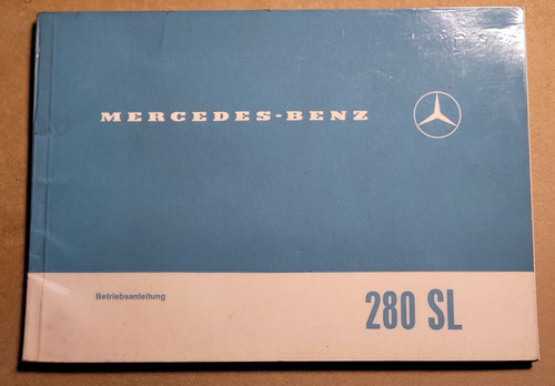 Original manual 1969 mercedes - original,