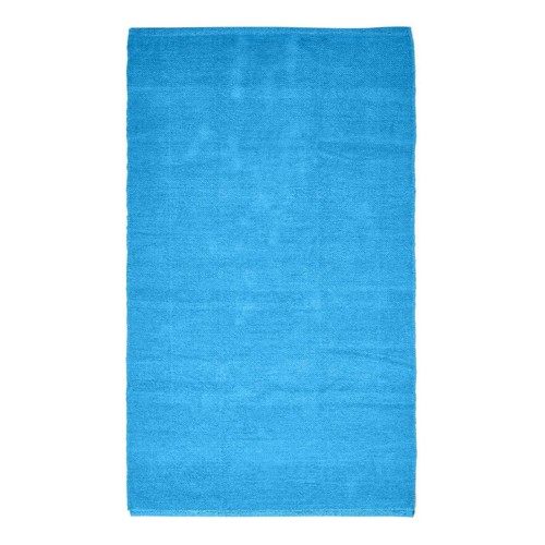 Cotton chenille plain - blue, rug