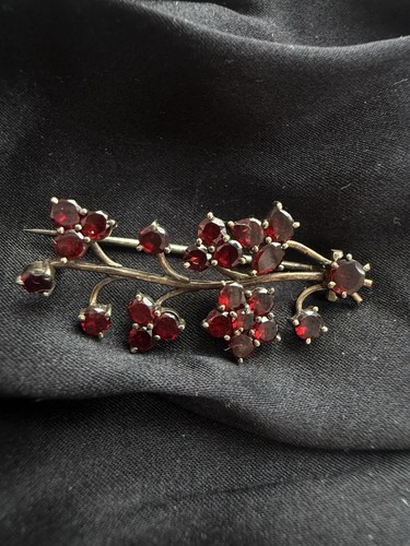 Antique 1900 bohemian - bohemian, garnet