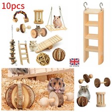 10Pcs Wooden Hamster Chew Toy