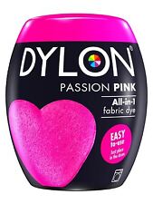 Dylon Fabric Dye Pod Passion Pink 350g Washing Machine Fabric Cloth Wash Powder
