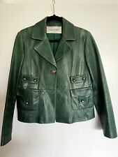Valentino Green Leather Jacket