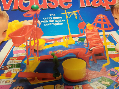 Vintage mouse trap board - trap,