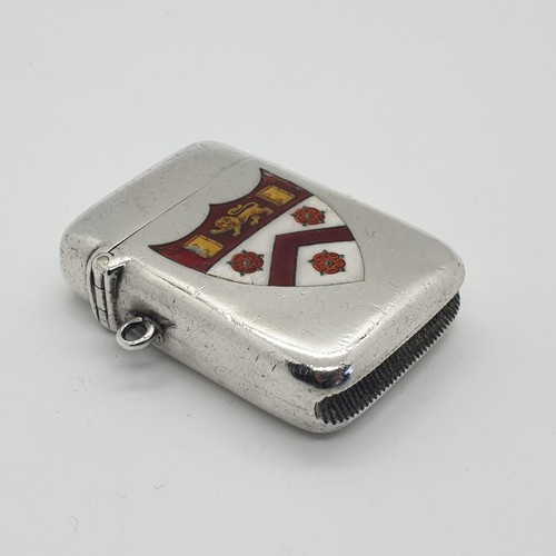 Sterling silver vesta case - sterling,