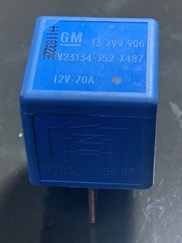13299906 vauxhall relay - vauxhall,