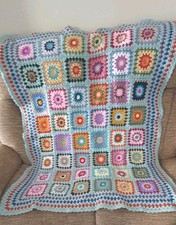 Handmade crochet retro granny - crochet,