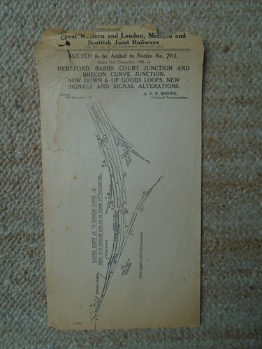 Gwr lms track diagram - gwr, &
