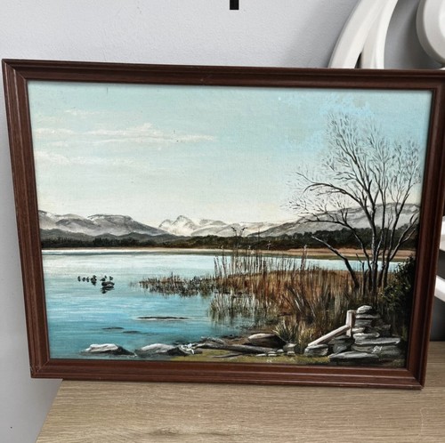 Vintage langdale lake district - lake,