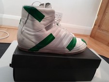 adidas Y3 Honja Hi White Green Shoe Size UK 10/US 10.5 - RARE COLOURWAY
