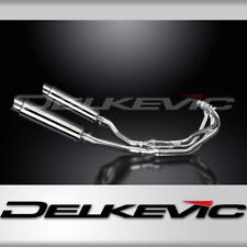 YAMAHA XJ600 DIVERSION 1992-04 FULL EXHAUST 350mm STAINLESS ROUND BSAU SILENCERS