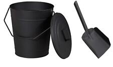 12L Metal Ash Bucket With Lid