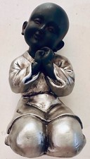 Beautiful Buddha Silver Statue