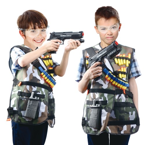 Kids soldier costume vest - kids,