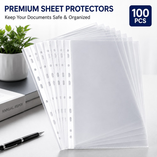 Heavy duty clear plastic - a4,
