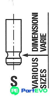 Freccia intake valve r6117snt - freccia,