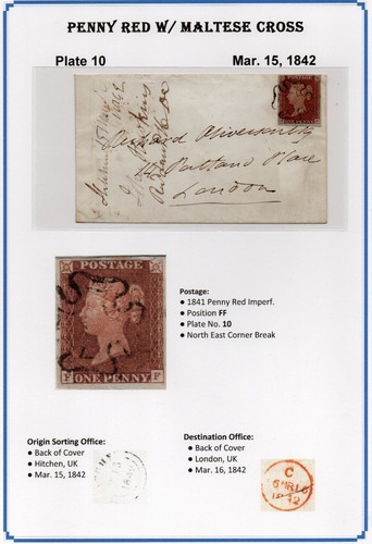 Great britain cover penny - -,