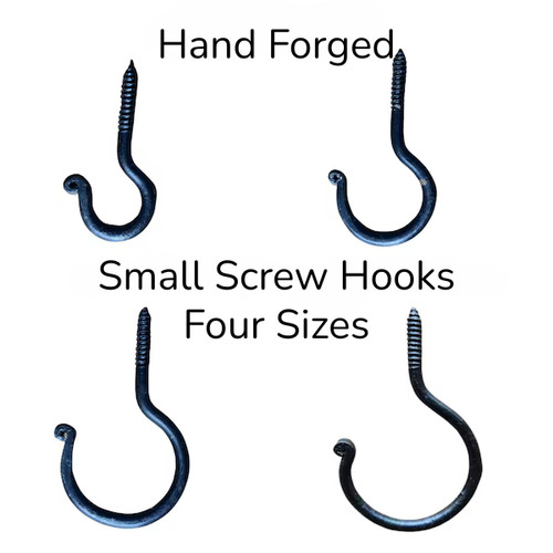 Black cup hooks screw hook - black,