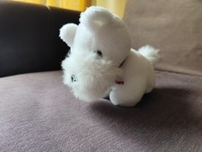 Pms White Scottish Terrier Scottie Dog Plush Toy Approx 6.5 Inch
